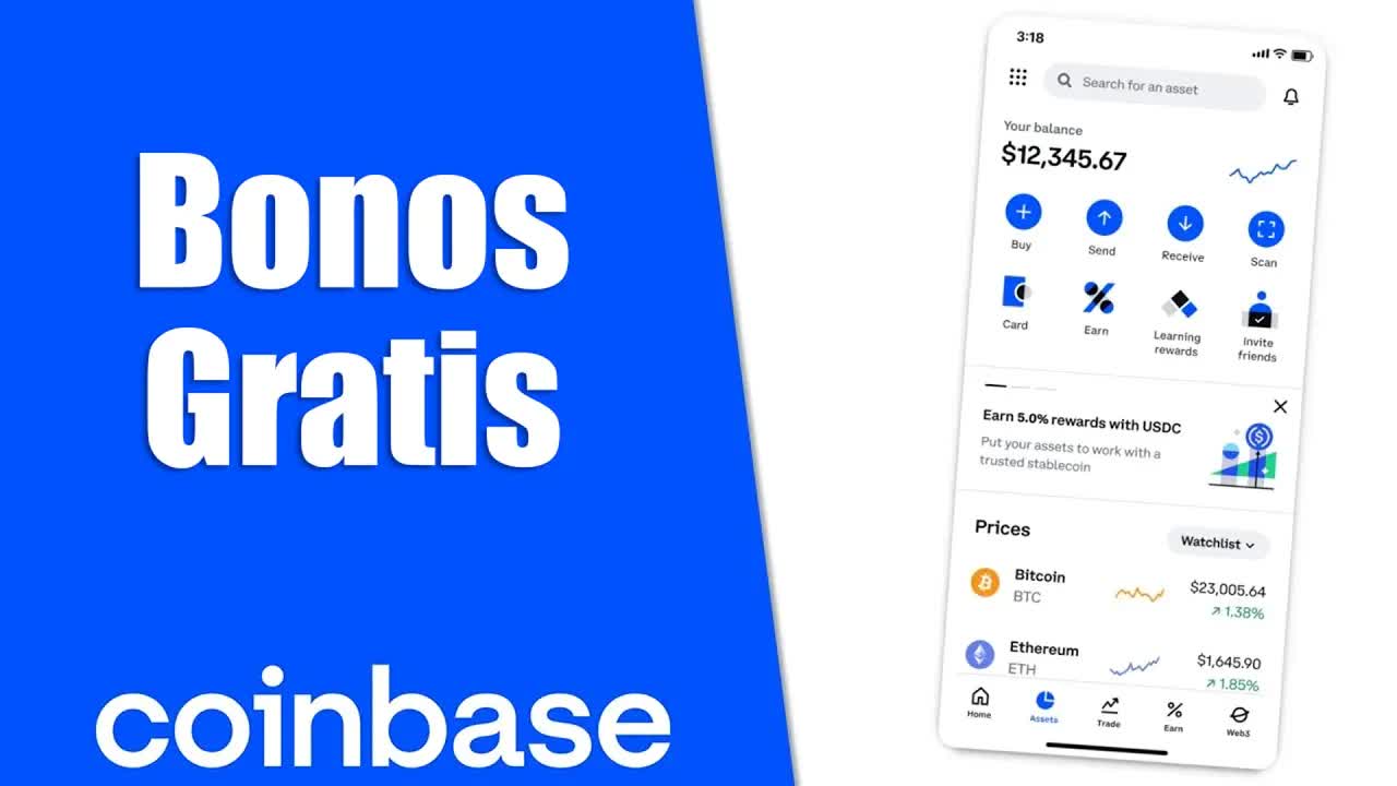 Video thumbnail for (499) coinbase: aprende y gana criptomonedas gratis