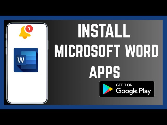 Video thumbnail for How To Install The Right Microsoft Word On Android Smartphone