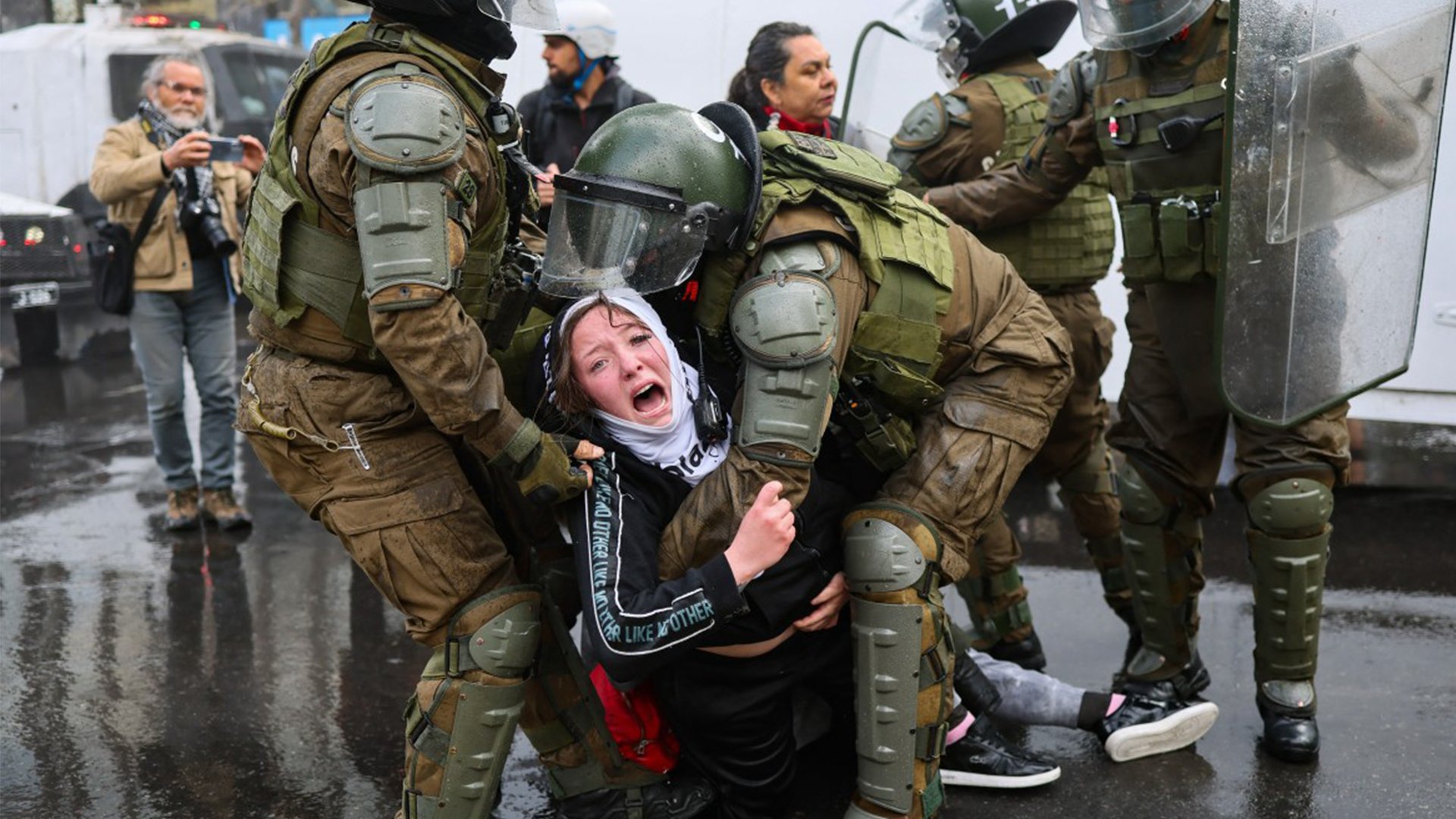 Video thumbnail for Chileans clash over 9/11 military coup legacy
