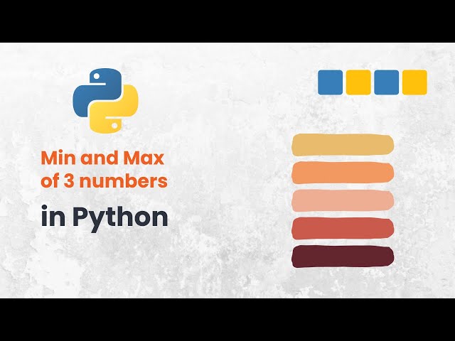 Video thumbnail for Can You Find the Biggest and Smallest Number Without Max or Min? #pybeginners