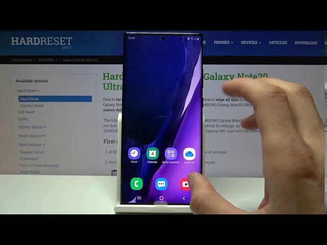 Video thumbnail for How to Turn On / Off Power Saving Mode in SAMSUNG Galaxy Note 20 Ultra – Find Battery Saver Options