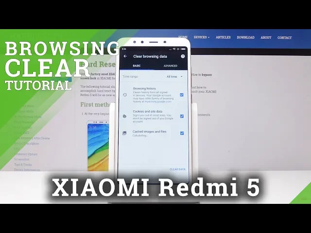 Video thumbnail for How to Reset Browser Data in XIAOMI Redmi 5 - Delete History and Cookies