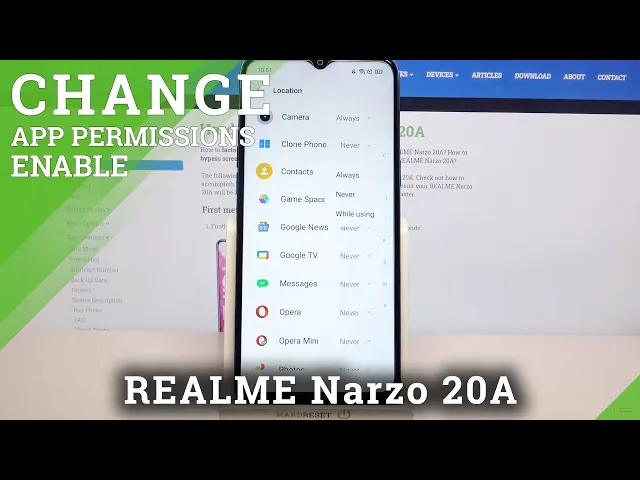 Video thumbnail for How to Manage Apps Permissions on REALME Narzo 20A – Change Apps Permissions
