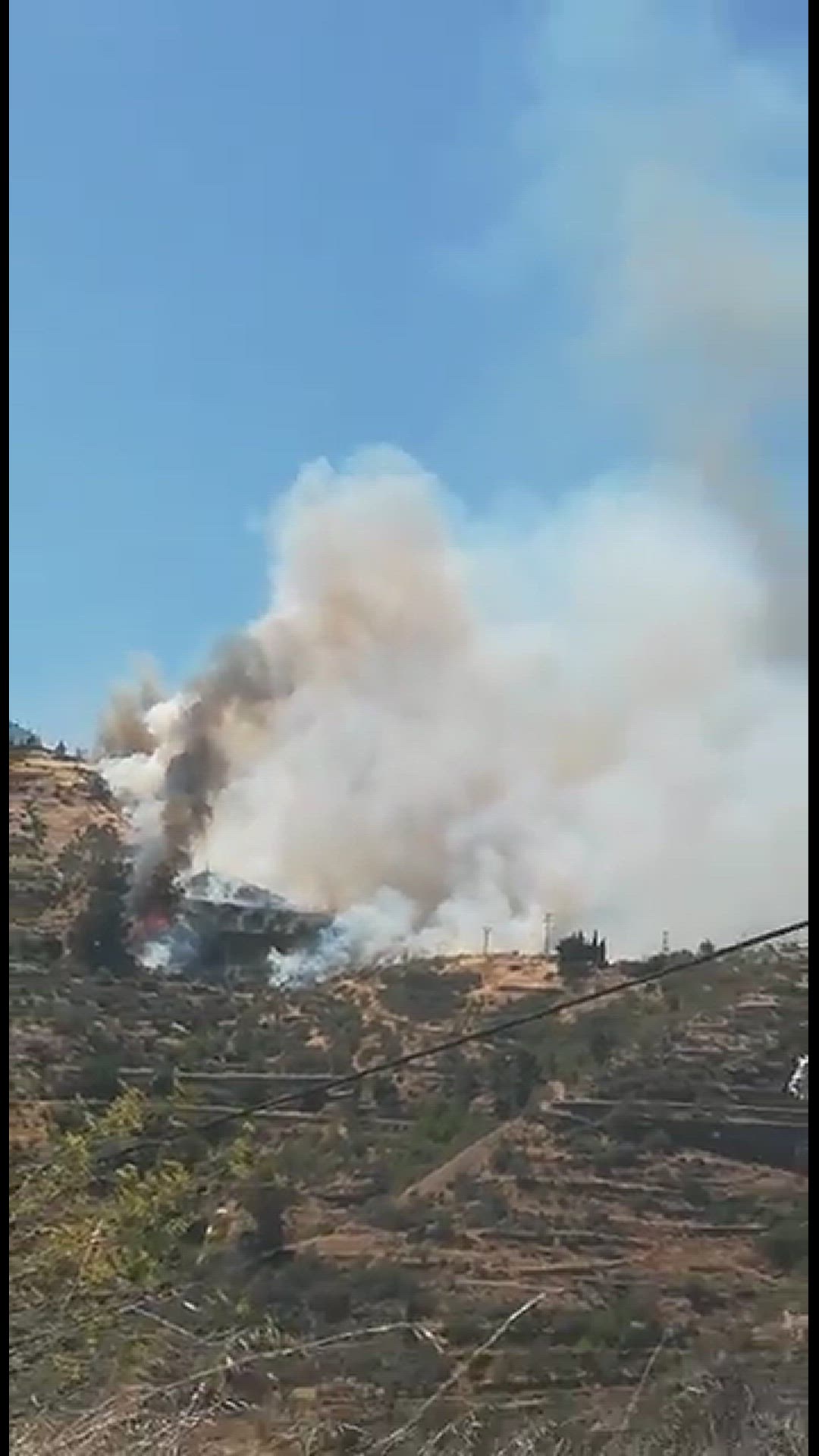 'Video thumbnail for Waldbrand in Artenara im August 2019 Video 1'