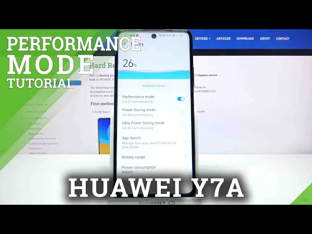 Video thumbnail for How to Turn On Performance Mode on HUAWEI Y7A – Enable Performance Mode