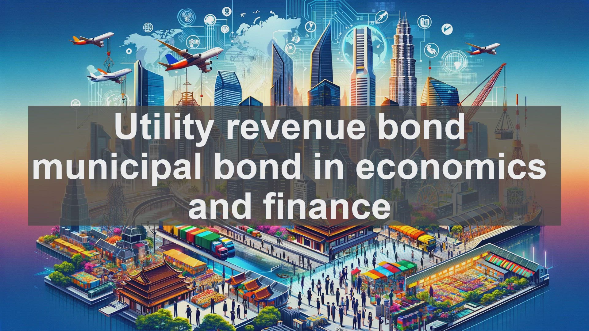 'Video thumbnail for Utility revenue bond municipal bond in economics and finance'