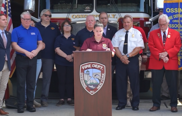 Video thumbnail for Volunteer firefighters, EMTs urge governor to sign bill boosting tax credit