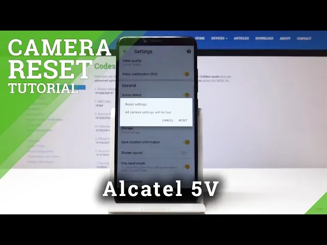 Video thumbnail for How to Reset Camera Settings in ALCATEL 5V - Default Camera Configuration