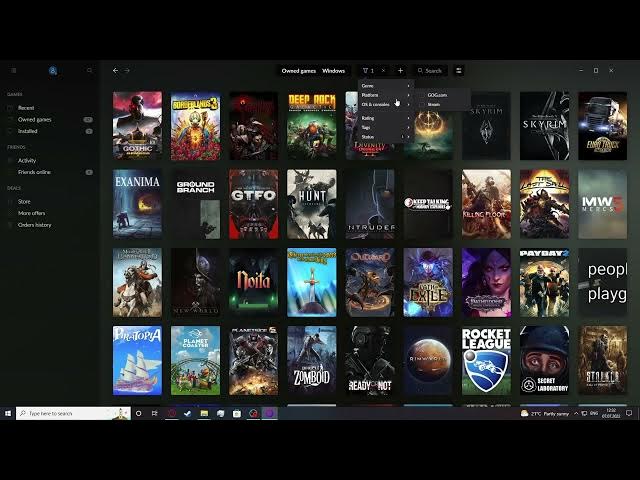 Video thumbnail for Gog Galaxy 2022 - How To Find Hidden Games