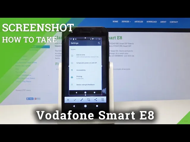 Video thumbnail for How to Capture Screen Content on Vodafone Smart E8 - Taking Screenshots