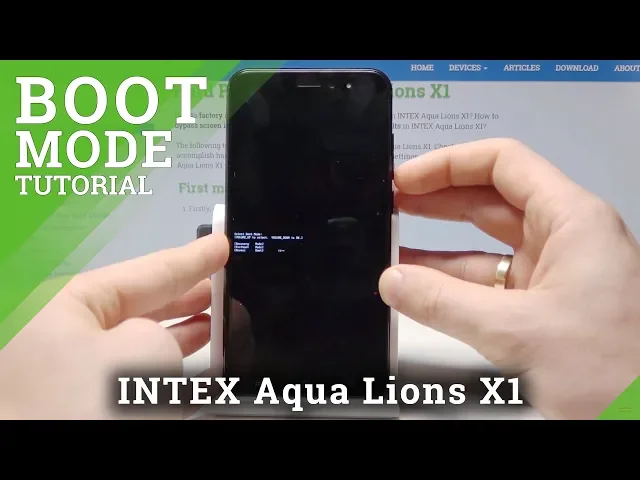 Video thumbnail for How to Enable Boot Mode in INTEX Aqua Lions X1 - Reboot into Bootloader
