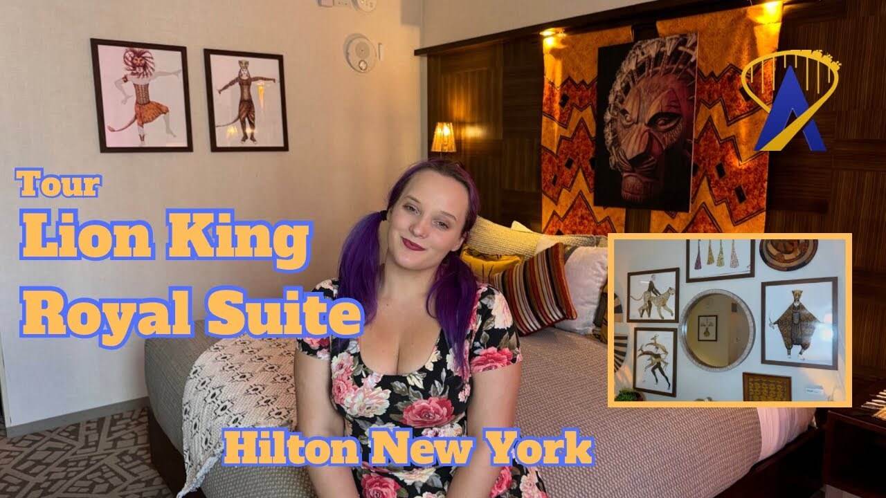 Video thumbnail for Lion King Royal Suite Tour at Hilton New York Times Square