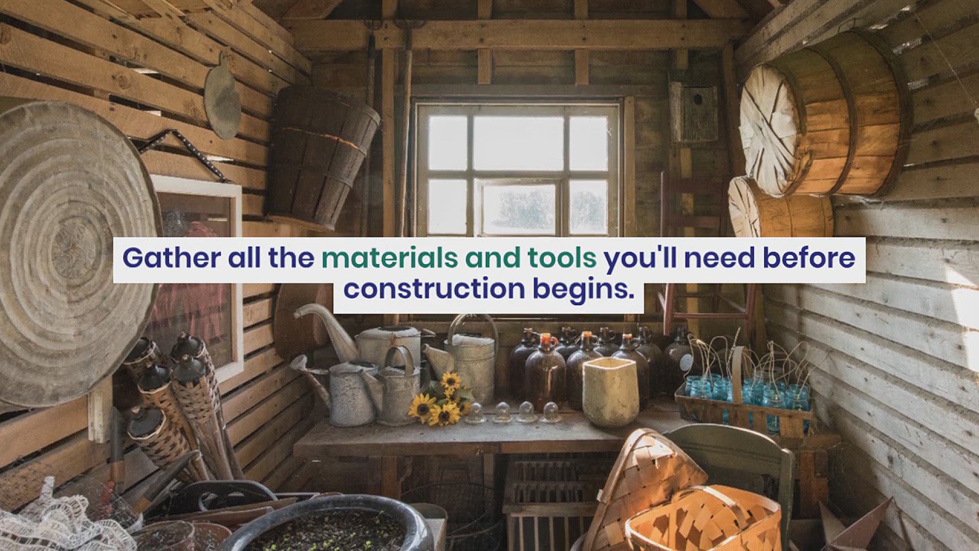 'Video thumbnail for How to Build a Garden Shed'