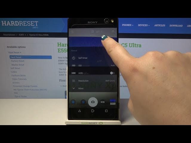 Video thumbnail for How to Change Camera Photo Resolution on SONY Xperia C5 Ultra – Photo Quality