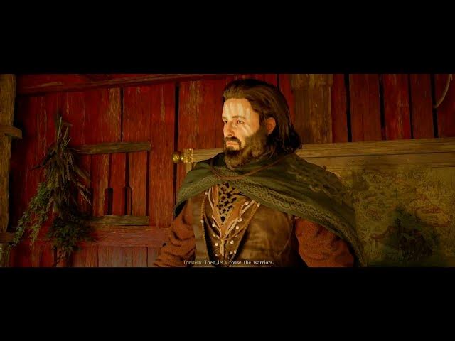 Video thumbnail for Crimson Desert - Ch 7. Podium of Resolve: Return To Torstein: Naira, Yann, Duane Cutscene | PS5 Pro