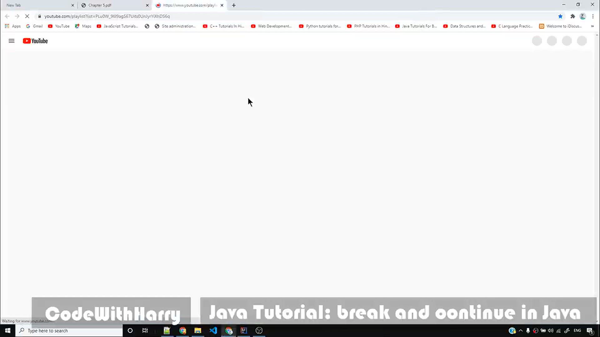 'Video thumbnail for Java Tutorial_ break and continue in Java'
