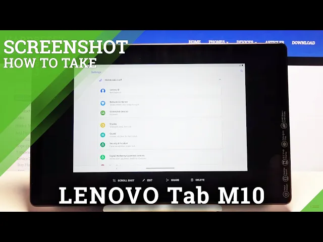 Video thumbnail for How to Take Screenshot on LENOVO Tab M10 – Capture Screen