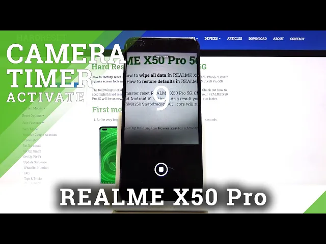 Video thumbnail for How to Set Up Camera Timer in Realme X50 Pro- Enable Countdown
