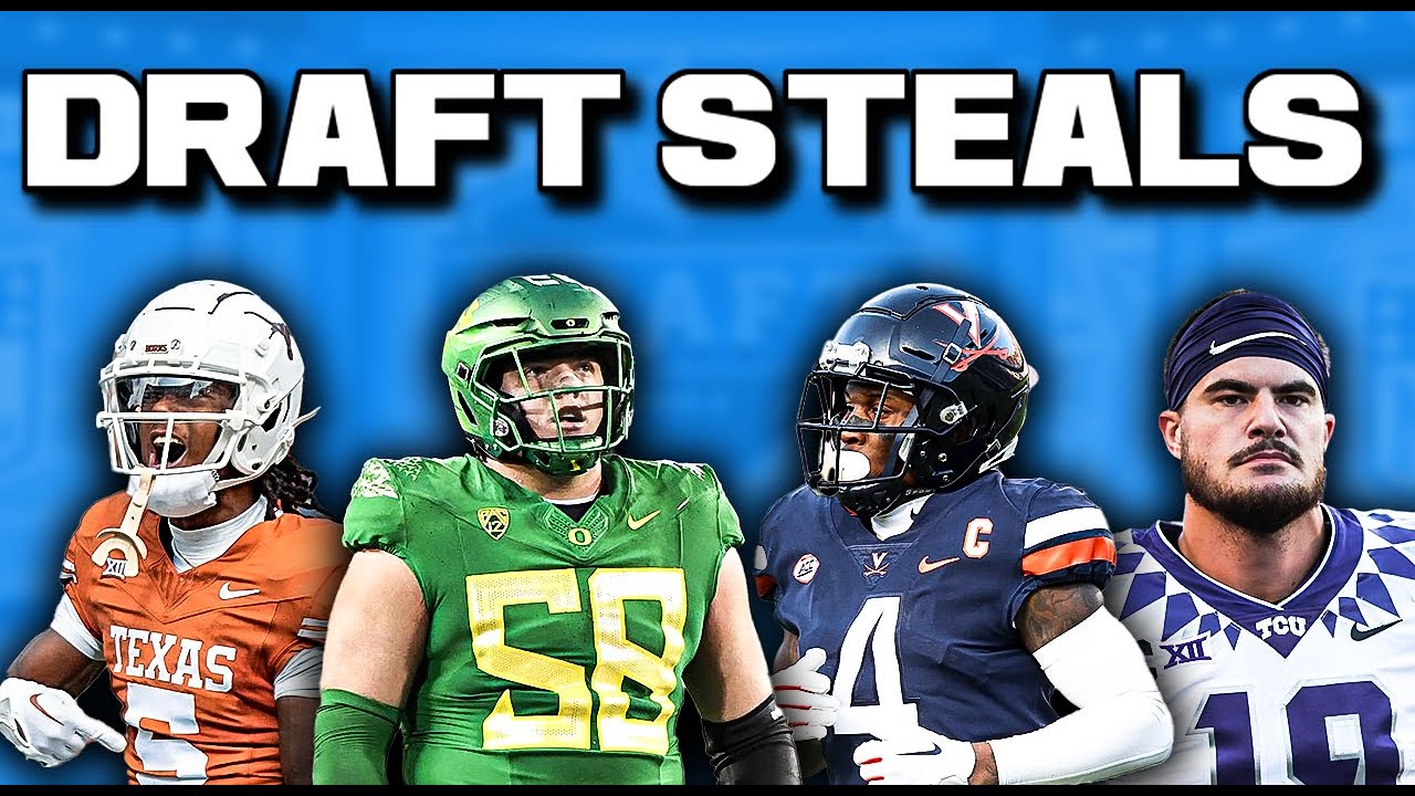 Video thumbnail for The Biggest Steals In The 2024 NFL Draft