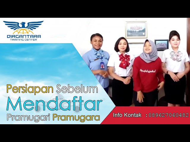 Video thumbnail for Cara menjadi pramugari || Sekolah Pramugari Duta Dirgantara Cibubur || Jakarta