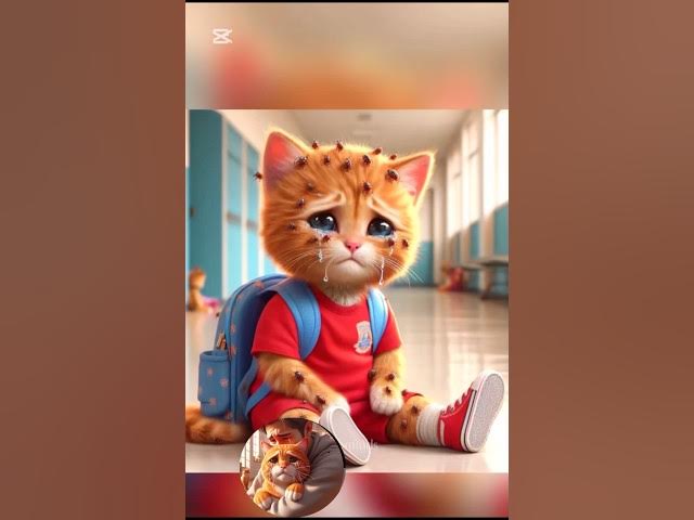 Video thumbnail for Cat sad story is like me subscribe￼ me please cat support me #cat #catstory #shortvideo #subscribe