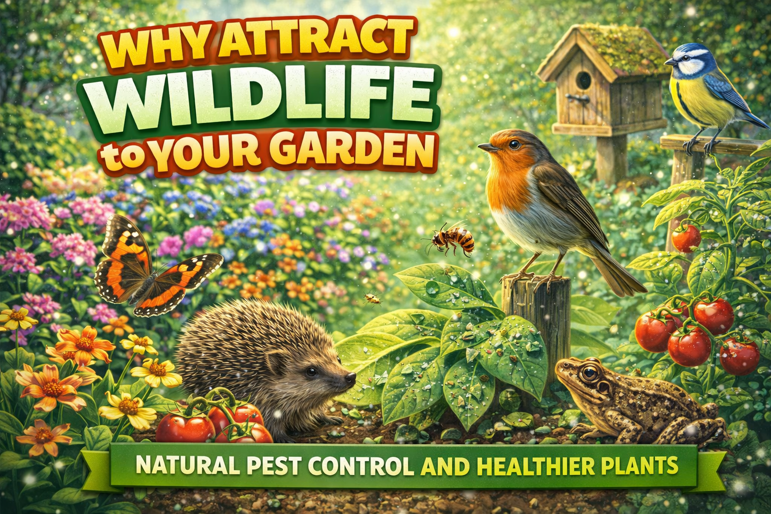 Video thumbnail for Why Attract Wildlife to Your Garden | Natural Pest Control and Healthier Plants