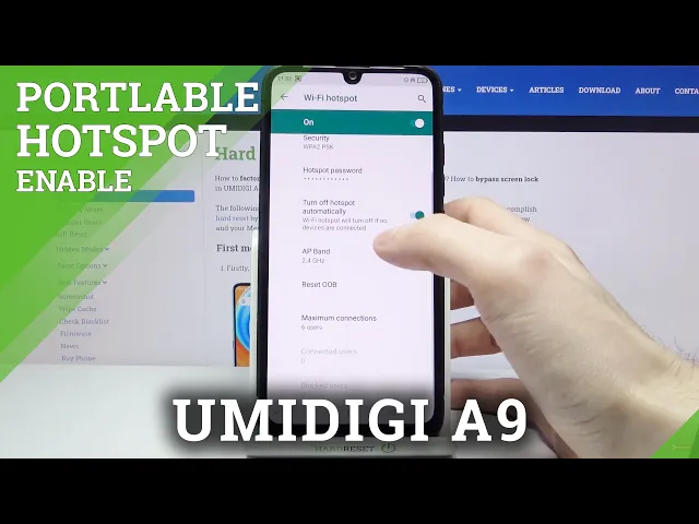 Video thumbnail for How to Enable Portable Hotspot in UMIDIGI A9 – Share Internet