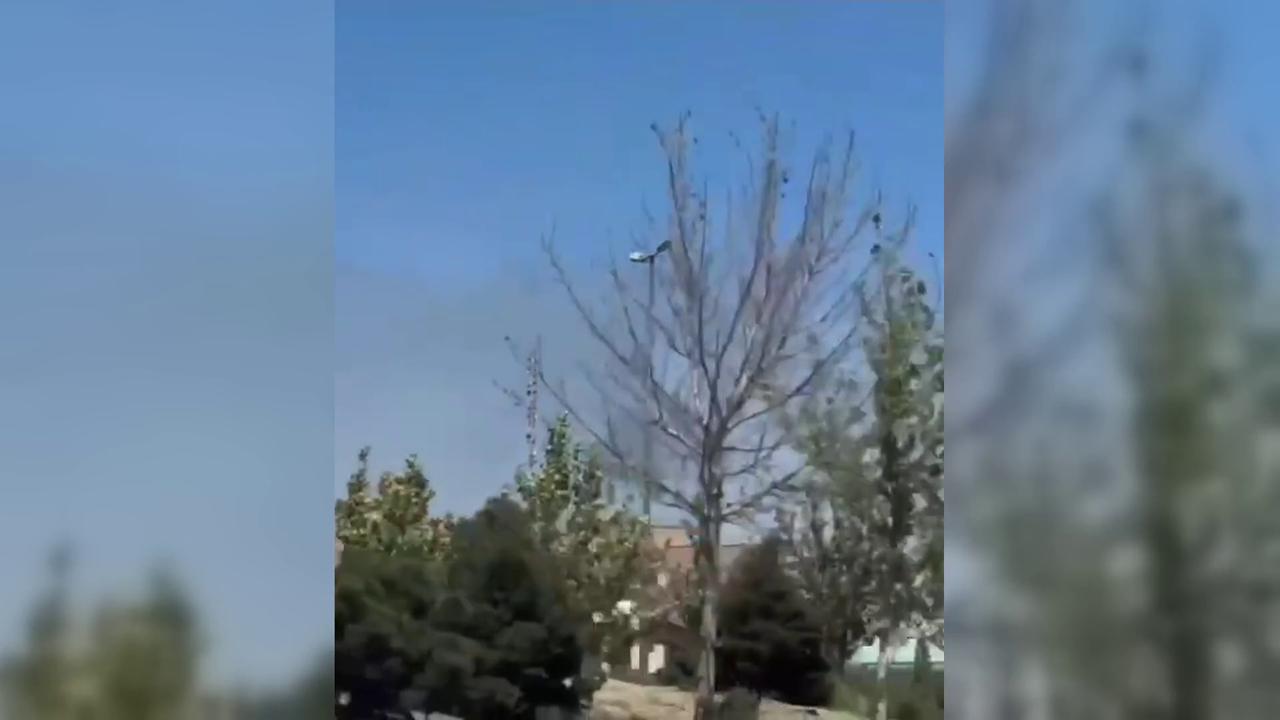 Video thumbnail for Iran: Smoke Rises Over West Tehran.