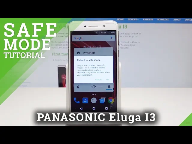 Video thumbnail for How to Enable Safe Mode in PANASONIC Eluga I3 - Boot into Android Safe Mode