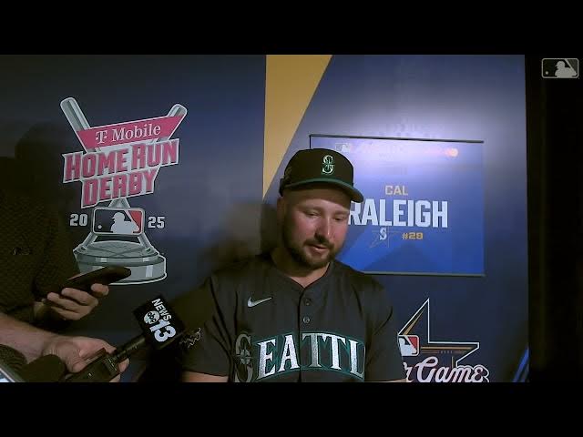 Video thumbnail for Cal Raleigh Talks About Being Named Starting Catcher for 2025 MLB All-Star Game!