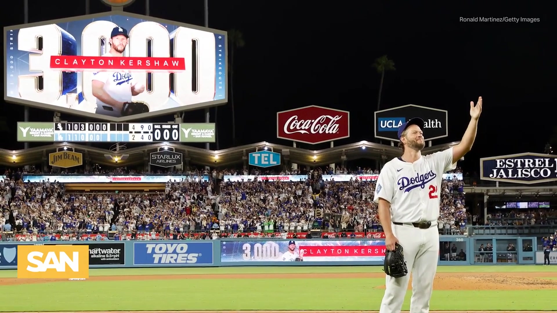 'Video thumbnail for Retiring Dodgers’ legend Clayton Kershaw could be last of the 3000K club'