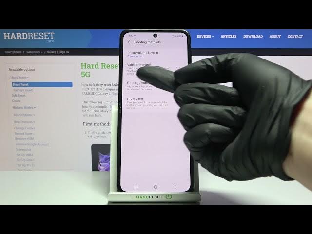 Video thumbnail for How to Activate Camera Voice Control in Samsung Galaxy Z Flip3