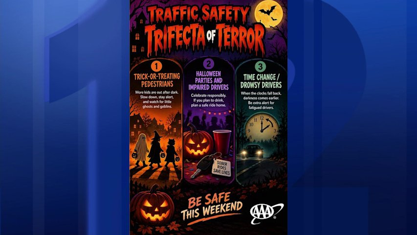 Video thumbnail for AAA offers tips for a safe and spooky Halloween