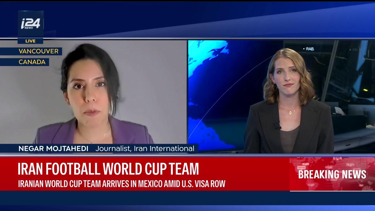 Video thumbnail for Iranian World Cup team arrives in Mexico