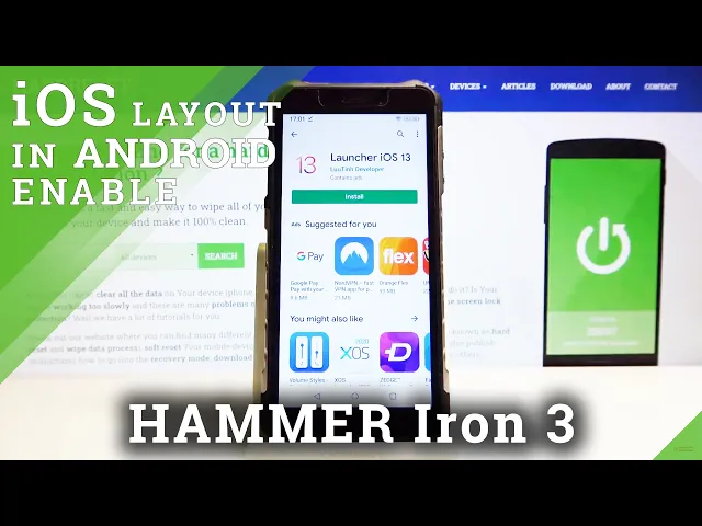 Video thumbnail for Download and Install iOS Launcher in Hammer Iron 3 - iOS Launcher on Android