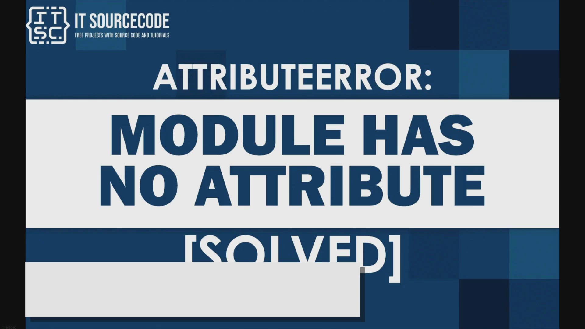 'Video thumbnail for Attributeerror module has no attribute'