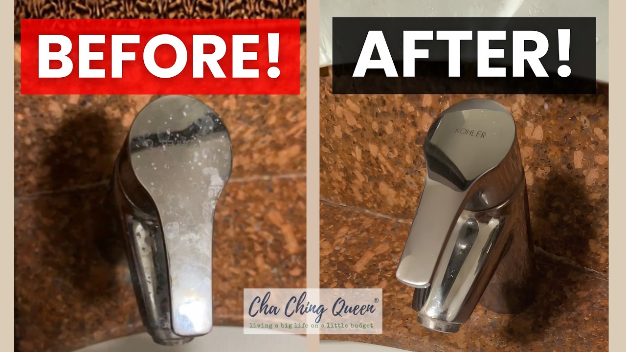 Video thumbnail for How to Remove Hard Water Stains From Faucets Using Parchment Paper