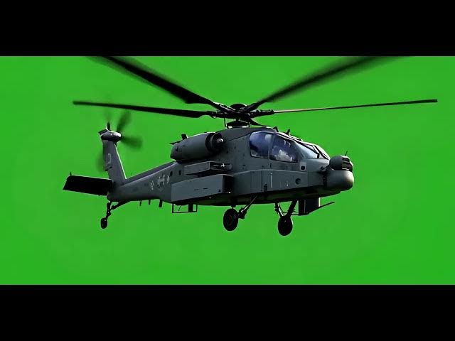 Video thumbnail for Black Hawk UH 60 in Flight with Green Screen Background
