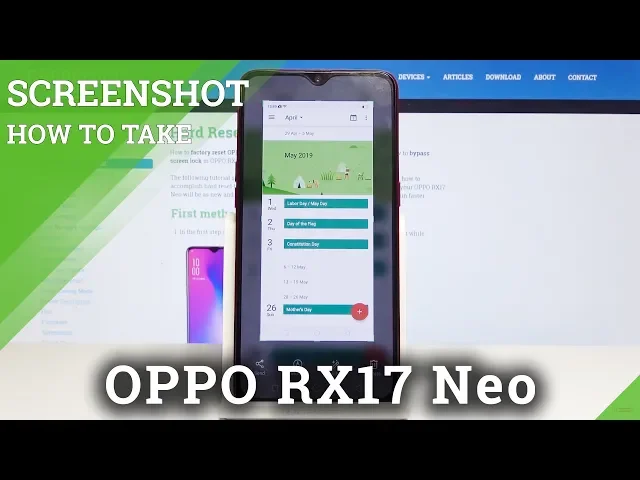 Video thumbnail for How to Take Screenshot in OPPO RX17 Neo - Capture Screen in OPPO
