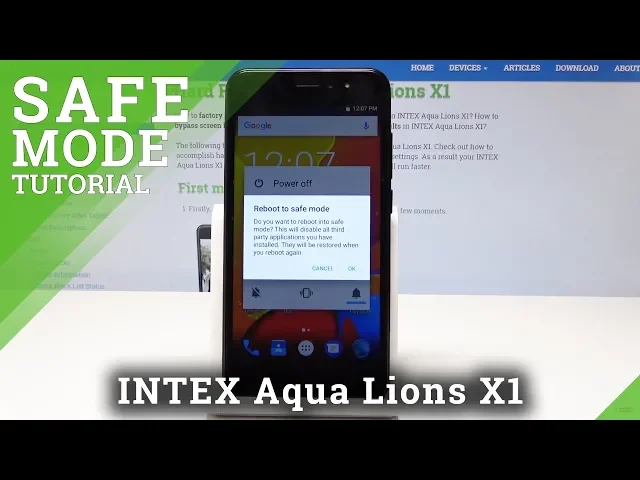 Video thumbnail for How to Enter Safe Mode in INTEX Aqua Lions X1 - Open & Exit Safe Mode