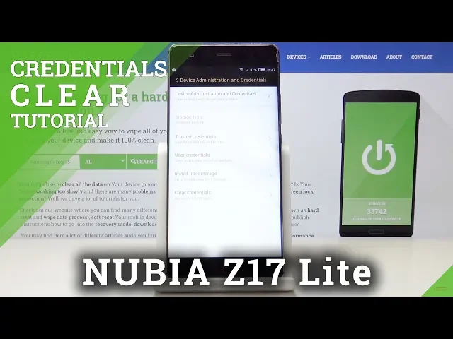Video thumbnail for How to Clear Credentials in NUBIA Z17 Lite