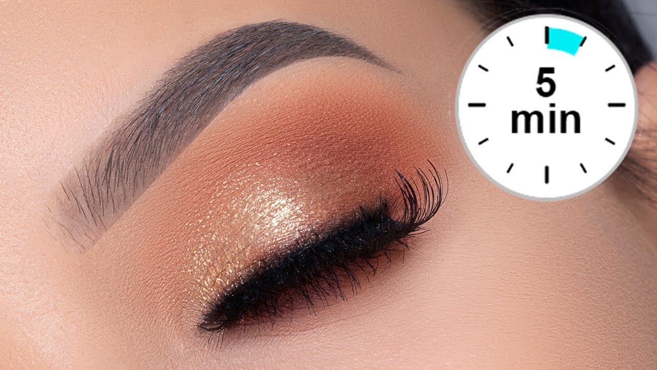 Video thumbnail for 5 MINUTE Golden Holiday Eye Look Using $7 palette