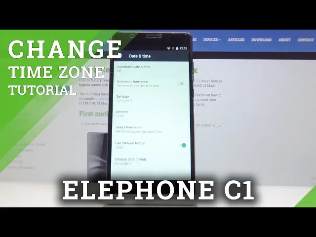 Video thumbnail for How to Set Up Date in ELEPHONE C1 Max – Manage Time Settings