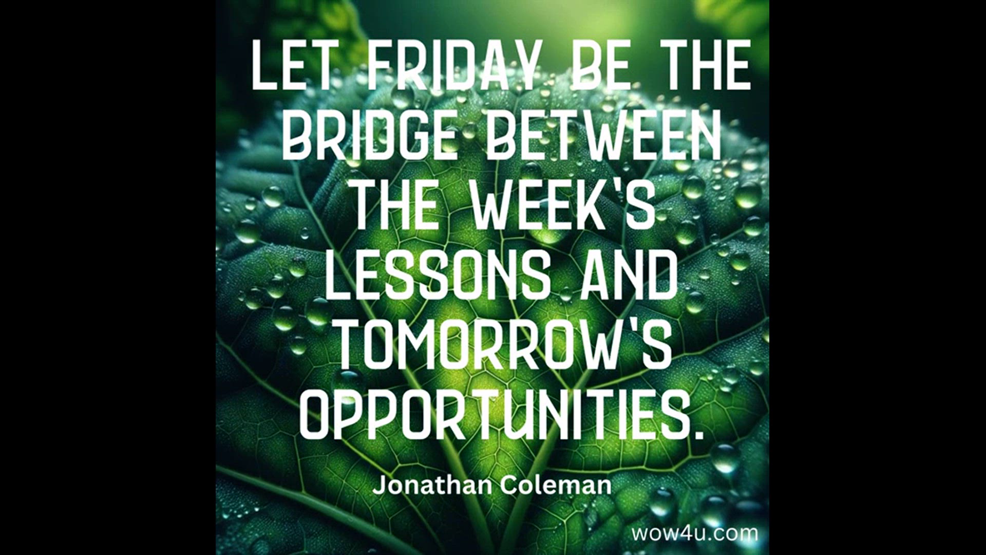 Video thumbnail for Friday Reflection