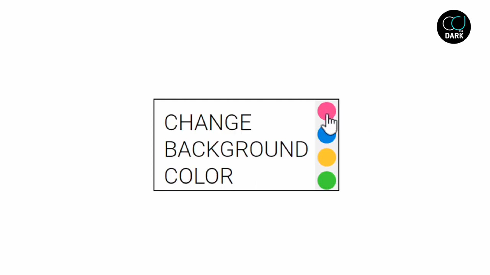 'Video thumbnail for Change Body Background with Multiple Color Options HTML And CSS'
