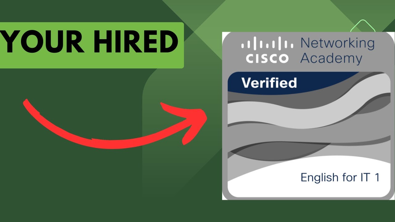 Video thumbnail for This free English certification will help you impress your interviewers.💯💯