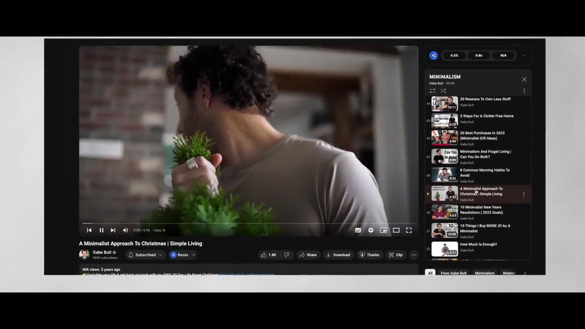 'Video thumbnail for Gabe Bult: minimalism lessons: 5 years of simple living & mindful choices'