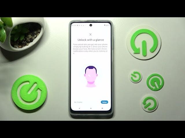 Video thumbnail for How to Set Up Face Unlock on MOTOROLA Moto G62 5G - Add Screen Recognition