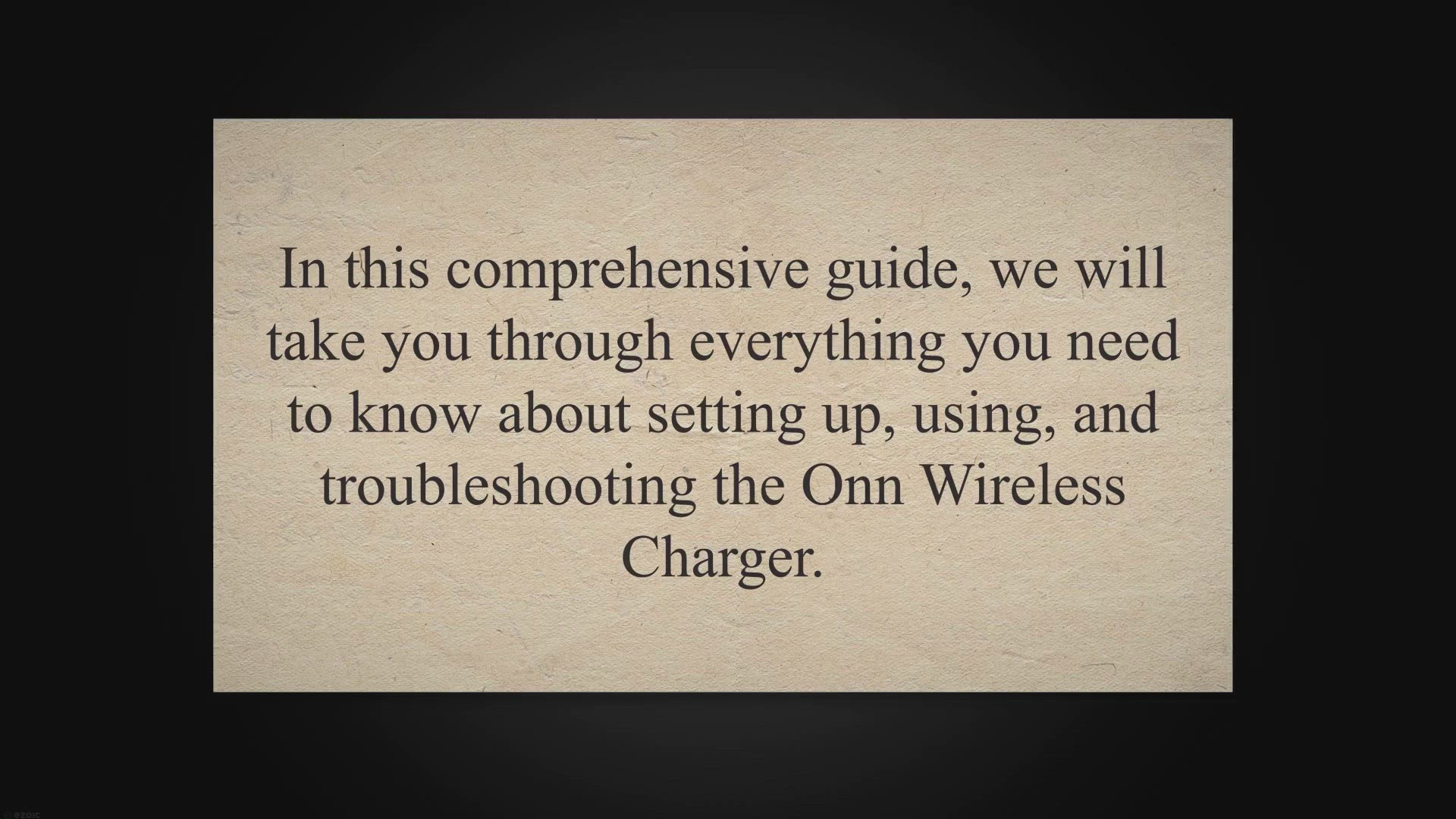 Video thumbnail for Mastering the Onn Wireless Charger: A Comprehensive Guide to Setup, Charging, and Troubleshooting