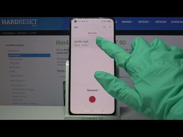 Video thumbnail for How to Record Sounds on REALME GT 5G – Sound Recorder